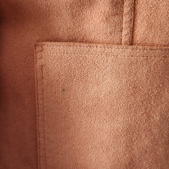 Suede Vintage Blazer and Skirt Set - Picture 3 of 10